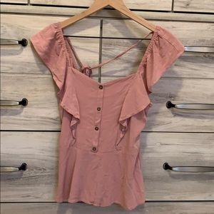 Charming Charlie Pink Blouse